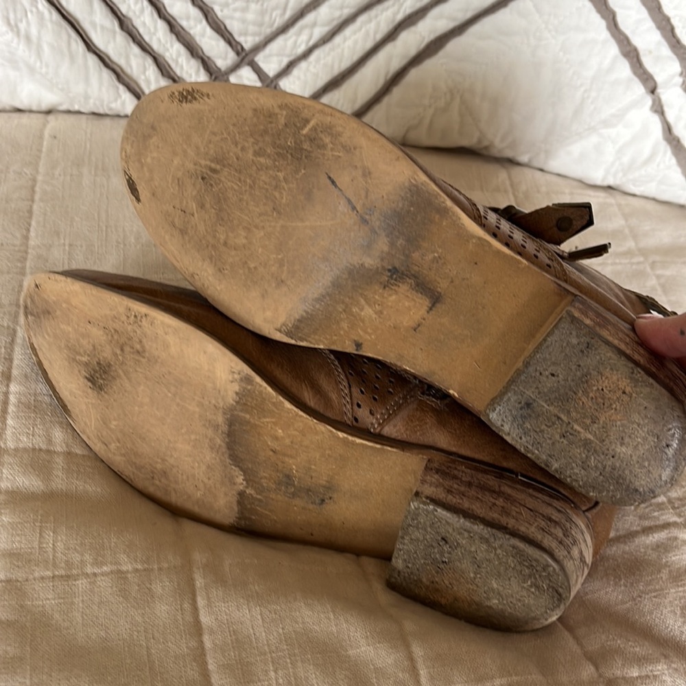 Rue 21 Buckle Strap Detailed Booties Size 10, fit like a 9 - Picture 7 of 13